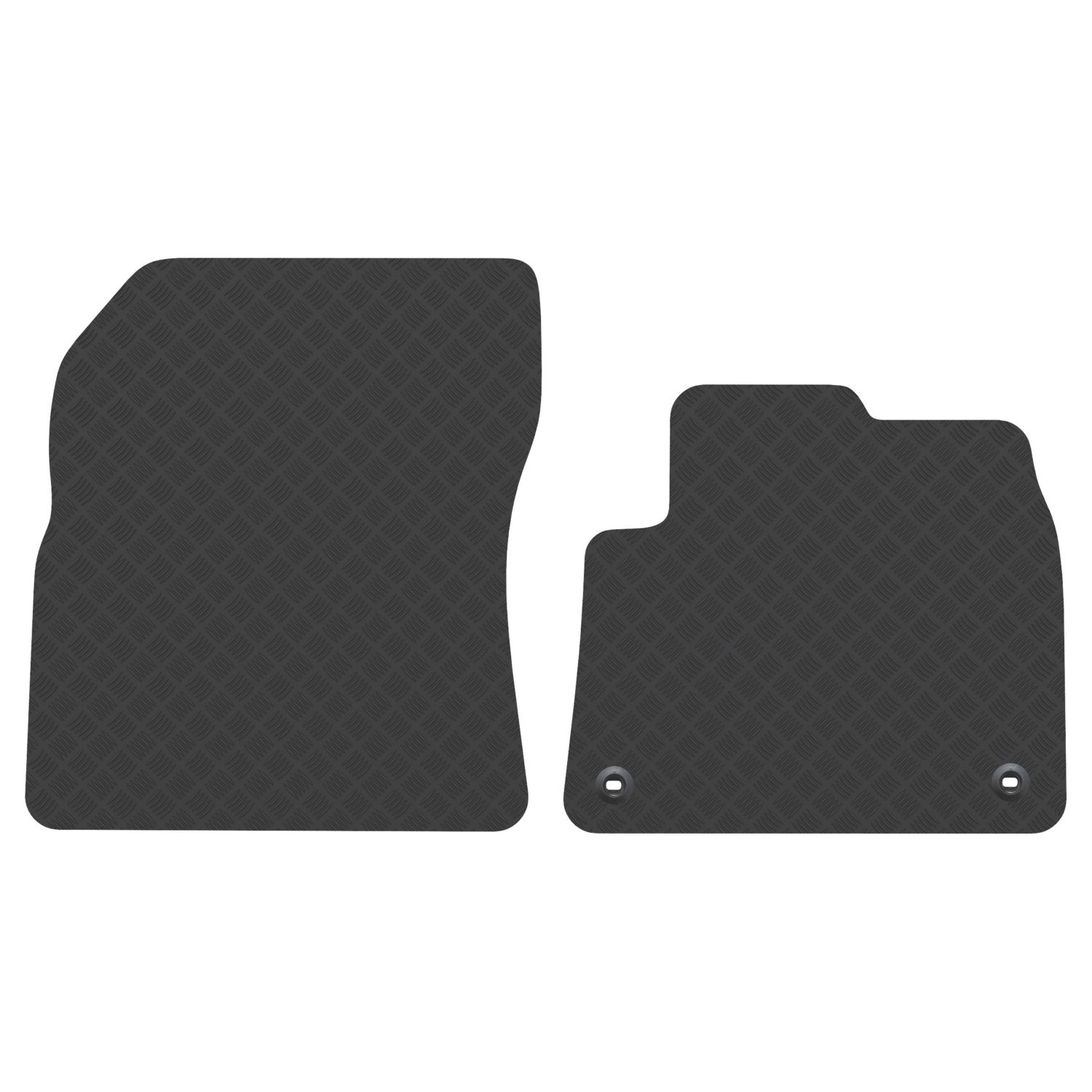 Car Mat Co. Vauxhall Combo 2018 on Rubber Car Mats 2 Piece Set (363VV)