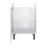 Pragma  1-Door Matt White 600mm x 590mm x 860mm Flat Packed Kitchen Base Unit