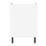 Pragma  1-Door Matt White 600mm x 590mm x 860mm Flat Packed Kitchen Base Unit