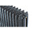 Arroll Montmartre 3-Column Cast Iron Radiator 470mm x 1234mm Pewter 4606BTU