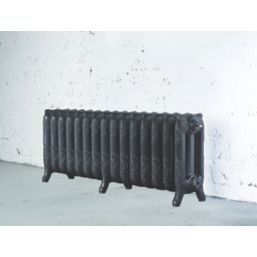 Arroll 470mm x 1234mm 4606BTU Pewter Cast Iron 3 Column Radiator