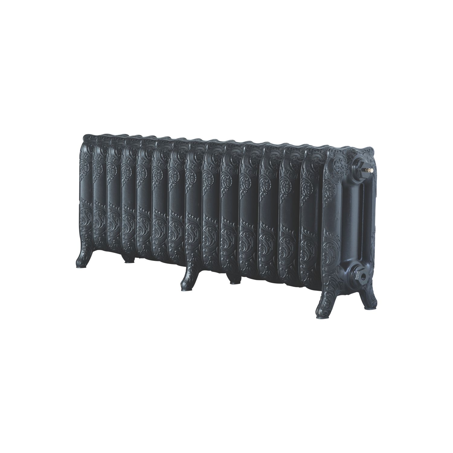Arroll 470mm x 1234mm 4606BTU Pewter Cast Iron 3 Column Radiator (3641P)
