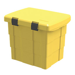 Grit / Salt Storage Bin 100tr Yellow