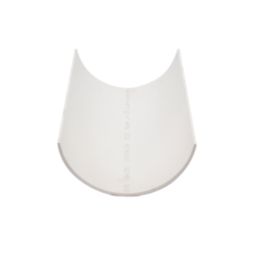 FloPlast  uPVC Half Round Gutter White 112mm x 3m 6 Pack