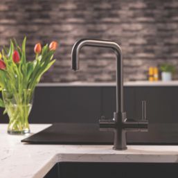 ETAL Elise 4-in-1 Instant Boiling Water Tap with Chiller Unit Matt Black