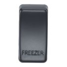 Knightsbridge 'FREEZER' Switch Cover Matt Black