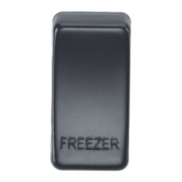 Knightsbridge 'FREEZER' Switch Cover Matt Black
