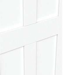Green & Taylor Victorian Satin Painted White Wooden Shaker Internal Fully-Finished Door 2040mm x 826mm