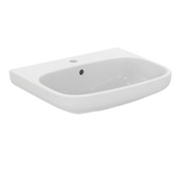 Ideal Standard i.life A Washbasin & Pedestal 1 Tap Hole 600mm