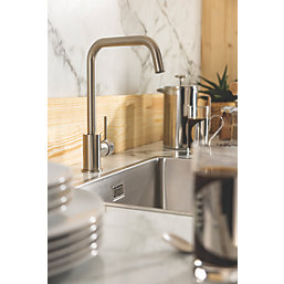 Streame by Abode Vigour Quad Single Lever Mixer Brushed Nickel