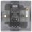 British General Nexus Metal 1-Gang 2-Way LED Dimmer Switch  Antique Brass