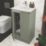 Newland  Double Door Floor Standing Vanity Unit with Basin Matt Sage Green 500mm x 370mm x 840mm