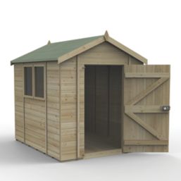 Forest Timberdale 6' 6" x 8' (Nominal) Apex Tongue & Groove Timber Shed