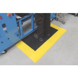 COBA Tough Deck Garage & Greenhouse Interlocking Mat Black 0.94m² 4 Pack