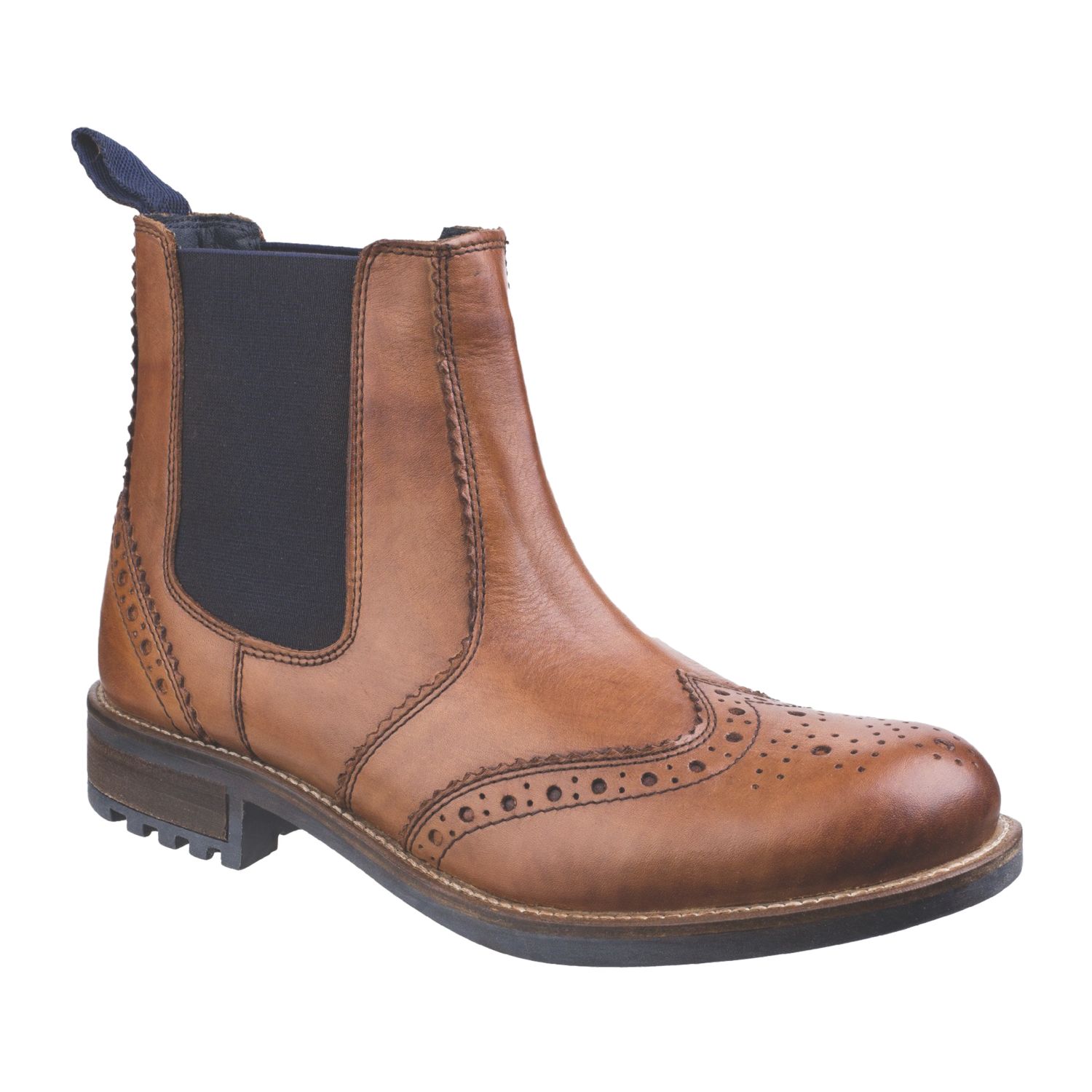 Cotswold Cirencester Chelsea Brogue Size 10 Brown Non Safety Dealer Boots (364XU)