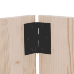 Magnodur Black Butt Hinge 80mm x 80mm 2 Pack