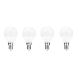Essentials  E14 Mini Globe LED Light Bulb  250lm 2.2W 4 Pack