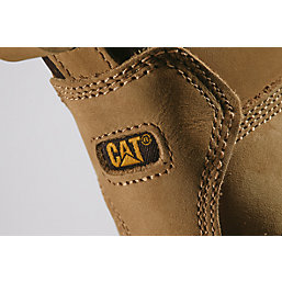 CAT Holton   Safety Boots Honey Size 8