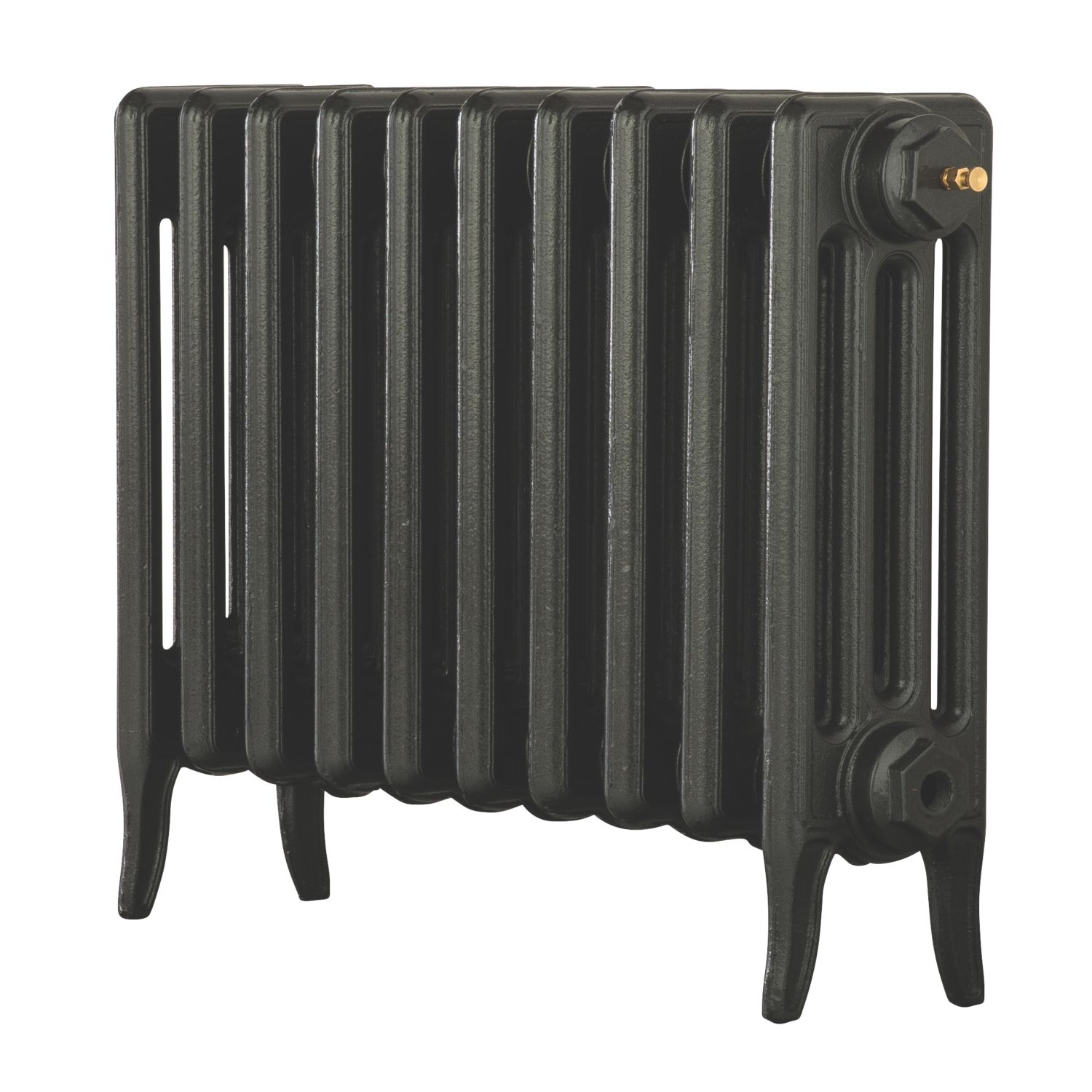 Arroll 460mm x 634mm 1955BTU Pewter Cast Iron 4 Column Radiator (3650F)