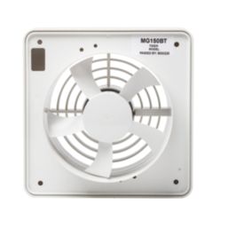 Manrose MG100S 100mm (4") Axial Bathroom Extractor Fan  White 240V