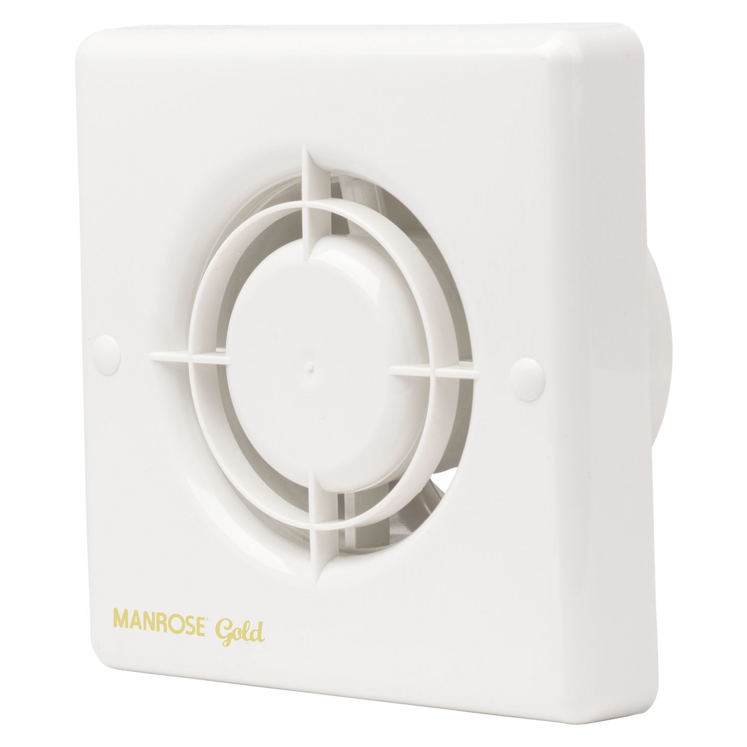 Manrose MG100S 100mm (4") Axial Bathroom Extractor Fan White 240V (36536)