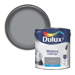 Dulux  2.5Ltr Natural Slate Matt Emulsion  Paint