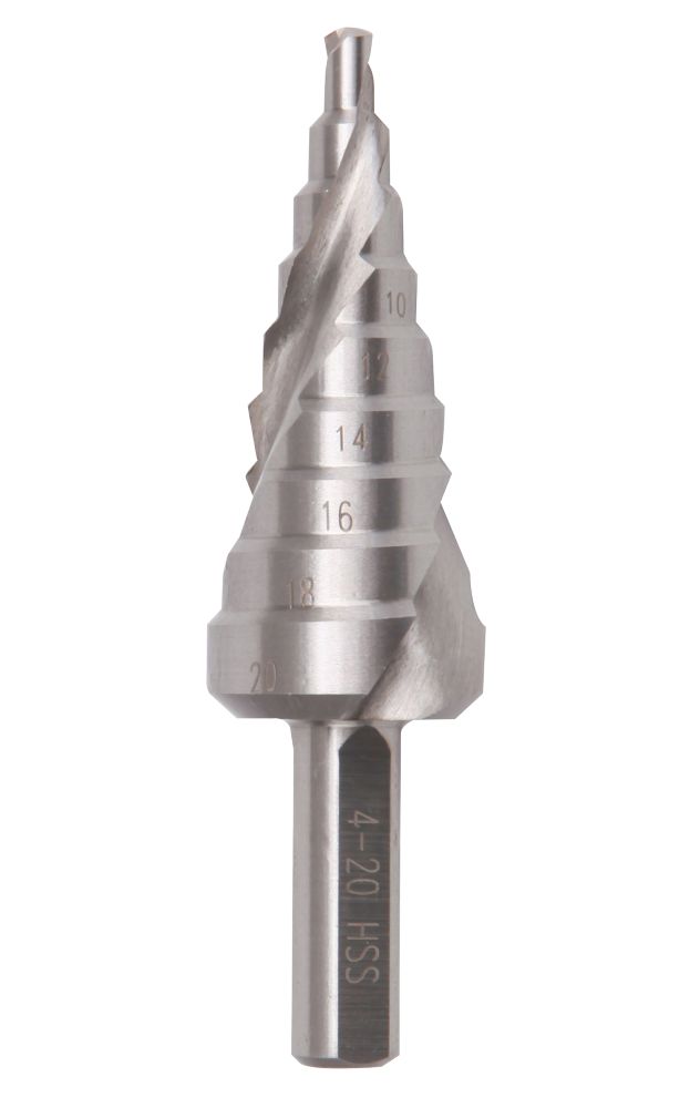 Erbauer Step Drill Bit 4 20mm Screwfix