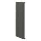 Flomasta  1800mm x 578mm 4019BTU Matt Charcoal Vertical Designer Radiator