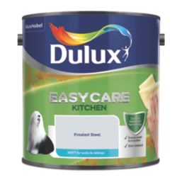 Dulux Easycare 2.5Ltr Frosted Steel Matt Emulsion Kitchen Paint