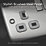 British General Nexus Metal 13A 2-Gang DP Switched Plug Socket Brushed Steel  with Graphite Inserts