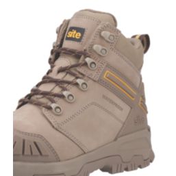 Site Fortress 2.0 Size 12  Stone Waterproof Steel Toe Cap Safety Boots