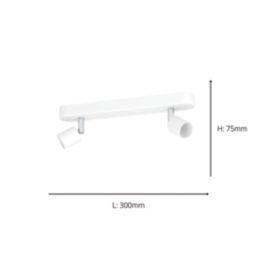 Eglo Stecci-E Bar 2-Light Spotlight White