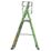 Little Giant Fibreglass 1.70m Green 6 Step Podium Steps