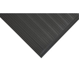 COBA Europe Orthomat Anti-Fatigue Floor Mat Black 18.3m x 0.6m x 9mm