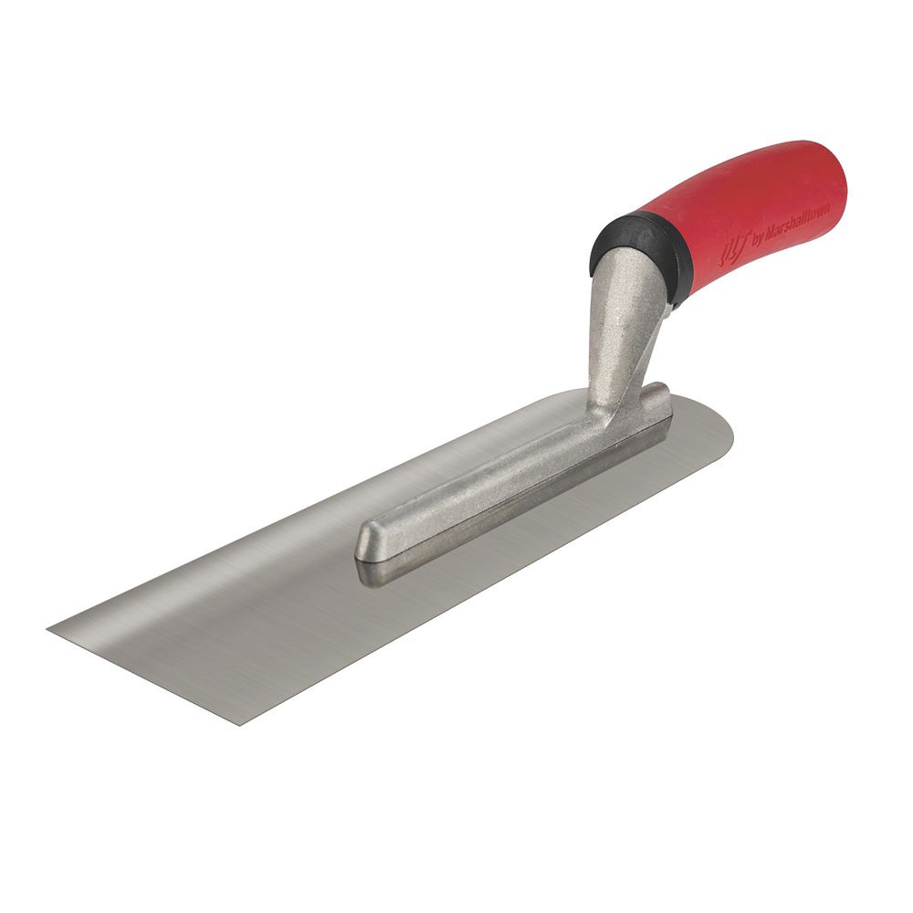 QLT By Marshalltown Finishing Trowel, Fully Rounded- 18 X 4- Soft Grip...