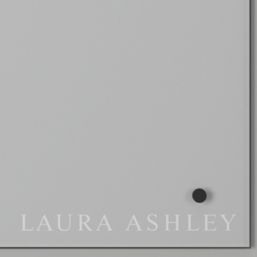 Laura Ashley  Clear with Black Caps Kitchen Splashback 600mm x 750mm x 6mm