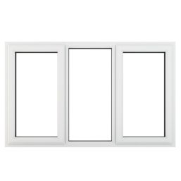 Crystal  Left & Right-Hand Opening Clear Double-Glazed Casement White uPVC Window 1770mm x 1115mm