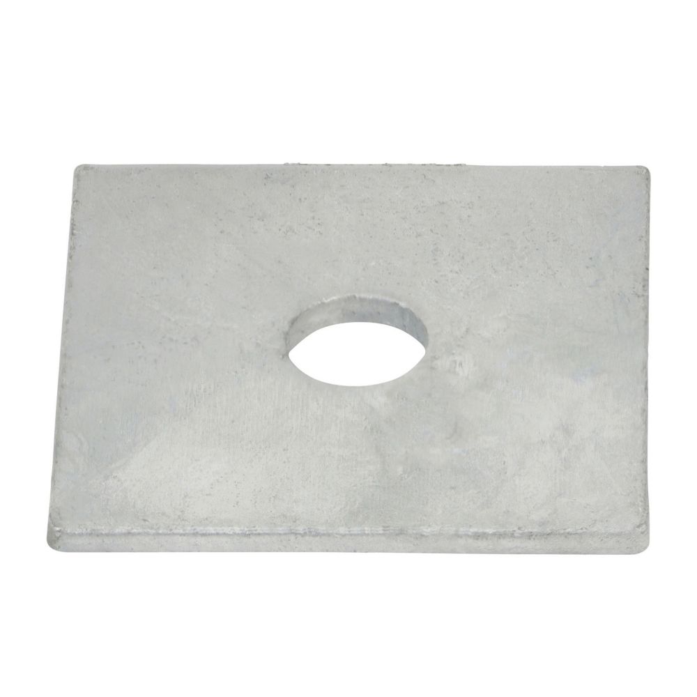 Timco Carbon Steel Square Plate Washers M10 x 3mm 100 Pack