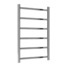 Reina 800mm x 500mm 729BTU Stainless Steel Flat Designer Towel Radiator