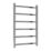 Reina 800mm x 500mm 729BTU Stainless Steel Flat Designer Towel Radiator