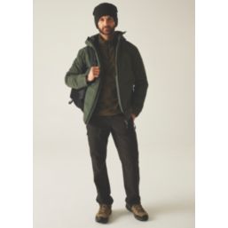 Regatta Thornridge Waterproof Jacket Dark Khaki 2X Large Size 46-48" Chest
