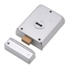 Smith & Locke  Rim Deadlock Satin Nickel 105mm x 81mm