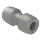 PolyPlumb Enhanced  Plastic Push-Fit Equal Straight Coupler 15mm