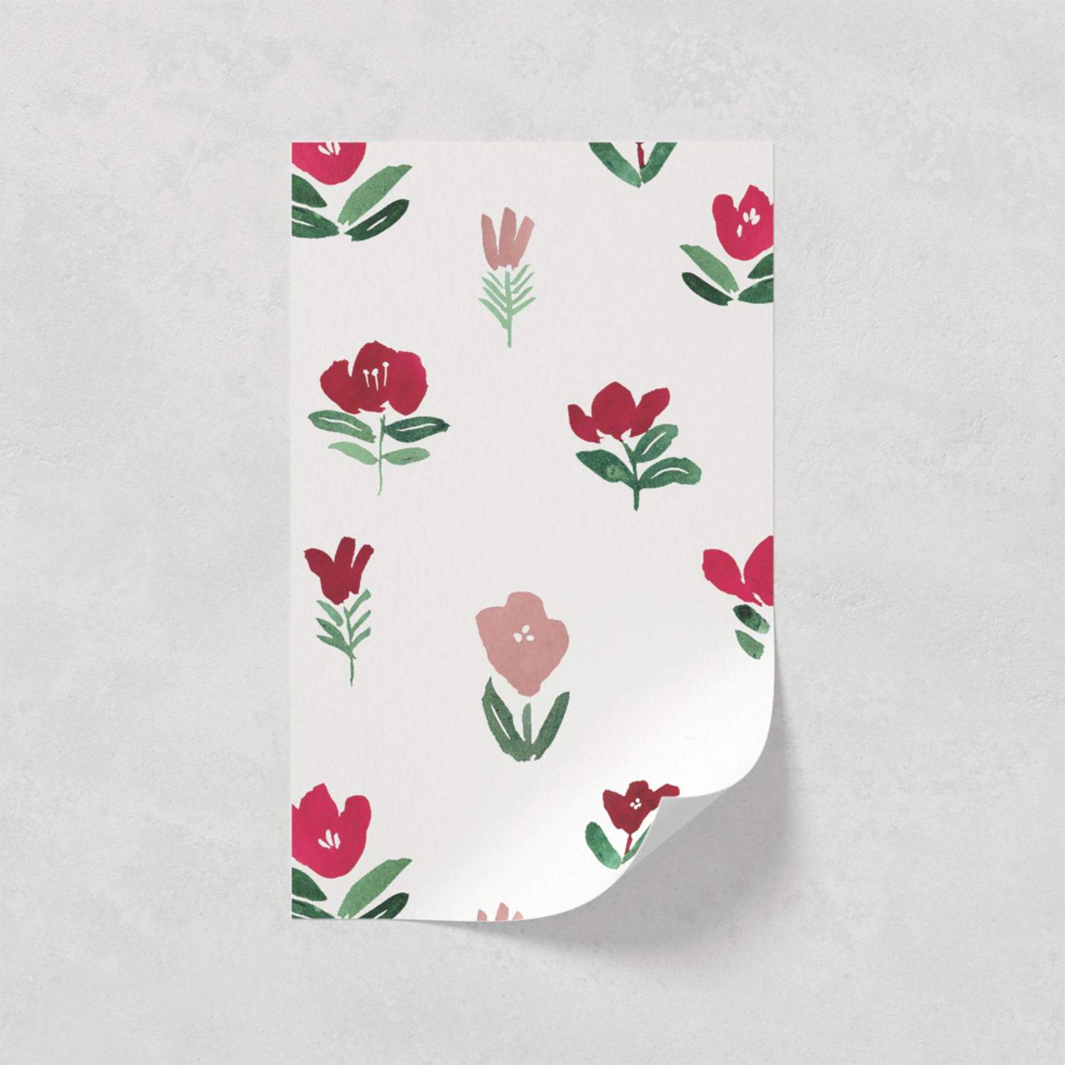 LickPro Pink Petals 01 Wallpaper Sample 0.18m x 0.29m (365VX)
