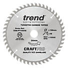 Trend CraftPro CSB/PT16548 Wood Plunge Saw Blade 165mm x 20mm 48T