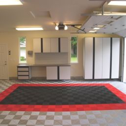 Swisstrax Ribtrax Pro Interlocking Floor Tiles Jet Black 19mm 25 Pack