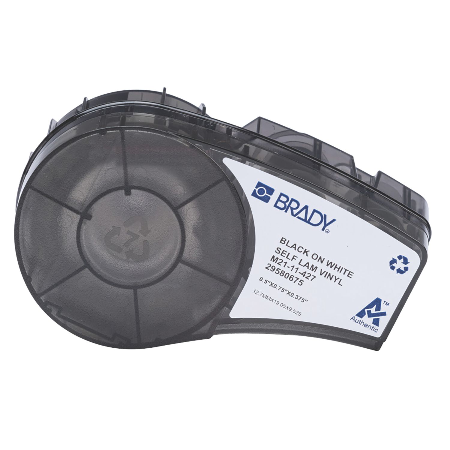 Brady 152084 Self-laminating Vinyl Labels 19.05mm x 25.40mm (365YY)