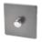 Varilight V-Dim 1-Gang 2-Way  Dimmer Switch  Slate Grey