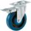Select Heavy Duty Braked Swivel Castor 125mm Blue