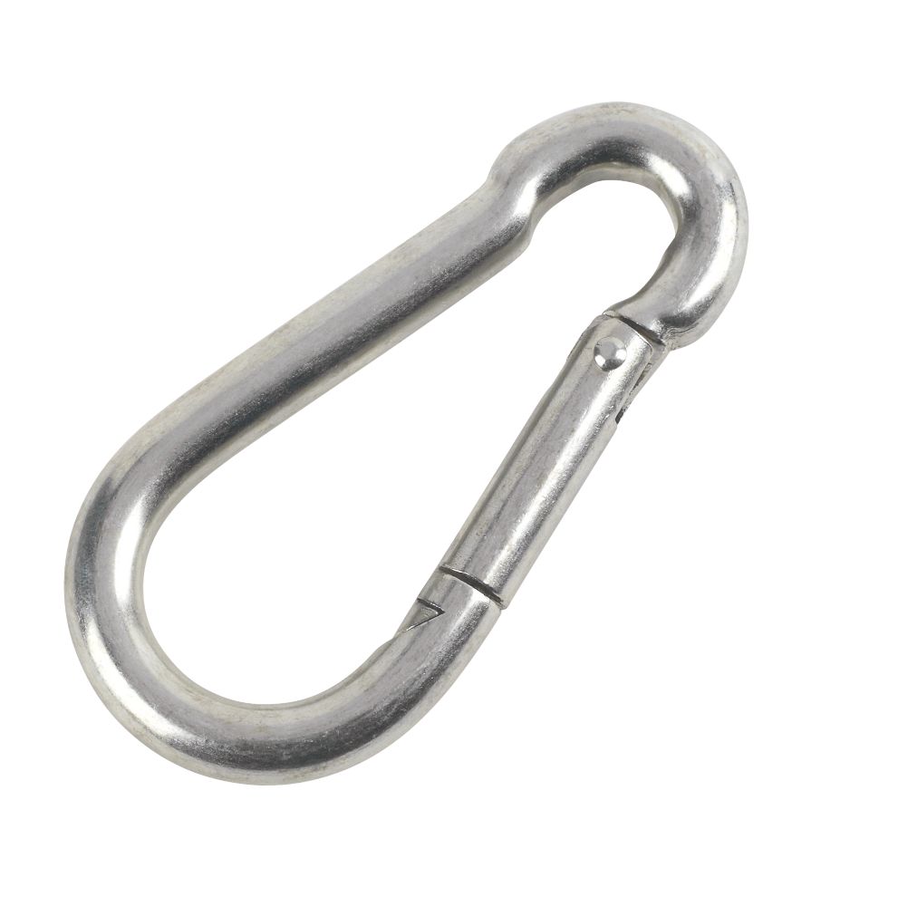 Hardware Solutions Snap Hook M8 Zinc-Plated 10 Pack | Standard Hooks ...